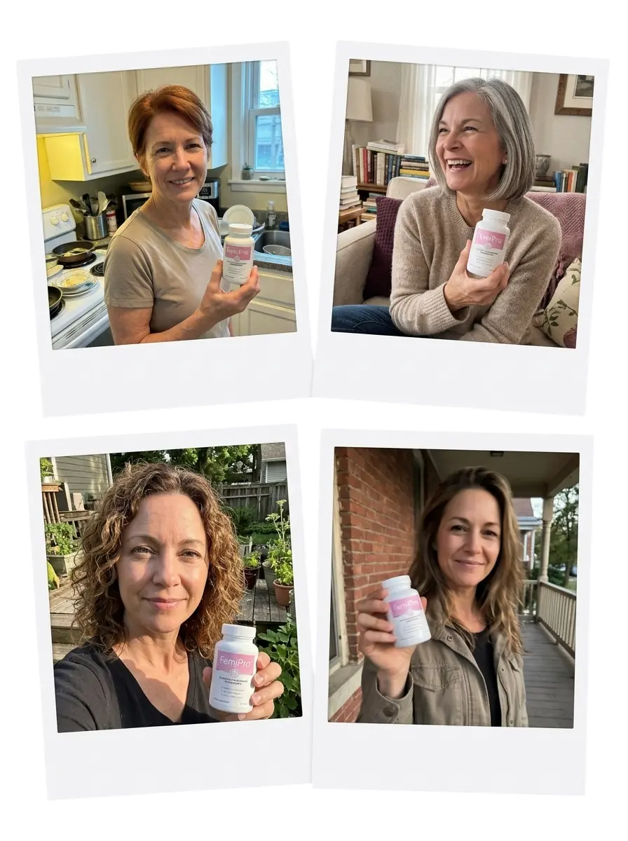 Real Femi Pro customers holding their bottles